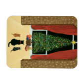 De kerstboom magneet (Horizontaal)