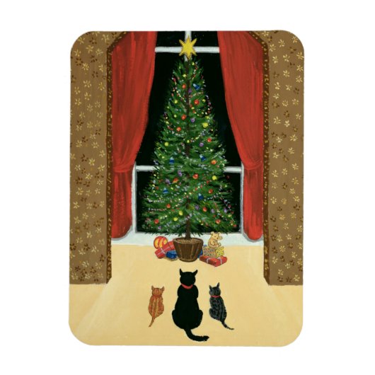 De kerstboom magneet (Verticaal)