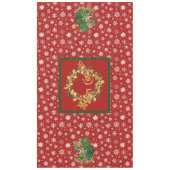 De kerstboom op rood tafelkleed (Voorkant)