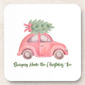 De kerstboom plastic onderzetter mee naar huis nem (Voorkant)