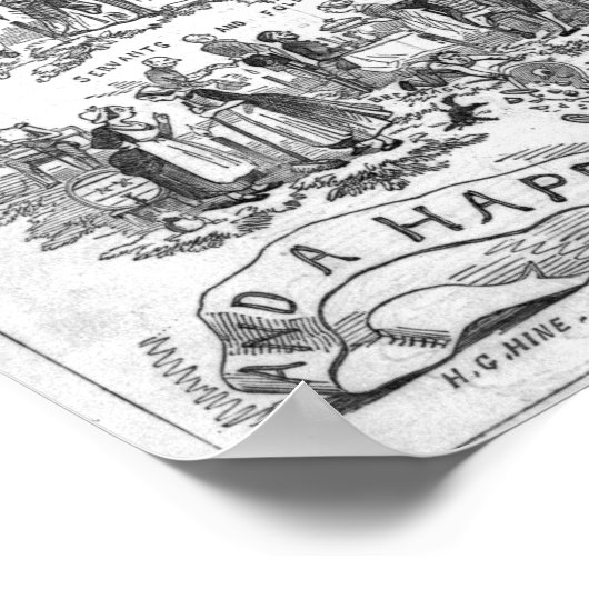 De kerstboom poster (Hoek)