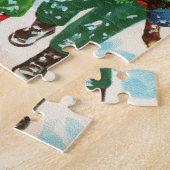 De kerstboom puzzel krijgen (Zijkant)