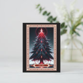 De kerstboom Tarot Kaart (Staand voorkant)