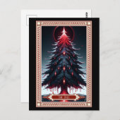 De kerstboom Tarot Kaart (Voorkant / Achterkant)