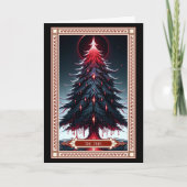 De kerstboom Tarot Kaart (Voorkant)