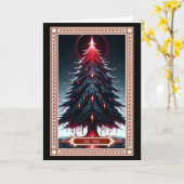 De kerstboom Tarot Kaart (Gele Bloem)