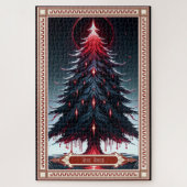 De kerstboom Tarot Kaart Legpuzzel (Verticaal)