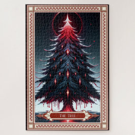 De kerstboom Tarot Kaart Legpuzzel