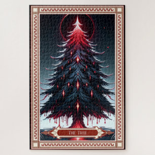 De kerstboom Tarot Kaart Legpuzzel