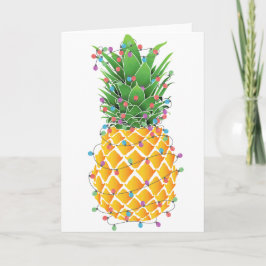 De Kerstboom van de ananas Feestdagen Kaart