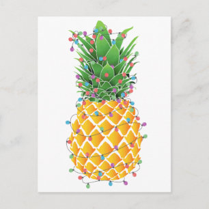 De Kerstboom van de ananas Feestdagenkaart