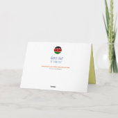 De Kerstboom van de baobab Feestdagen Kaart (Achterkant)