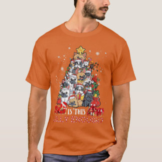 De kerstboom van de bulledog is deze grof genoeg t-shirt