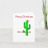 De Kerstboom van de cactus - de Kaart van de Nota (Voorkant)