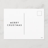 De Kerstboom van de grappige Minnaar van de Pizza Feestdagenkaart (Achterkant)