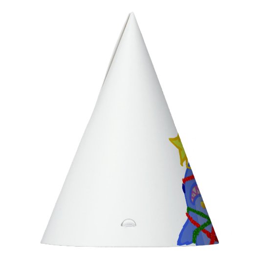 De Kerstboom van de haai Feesthoedjes (Links)