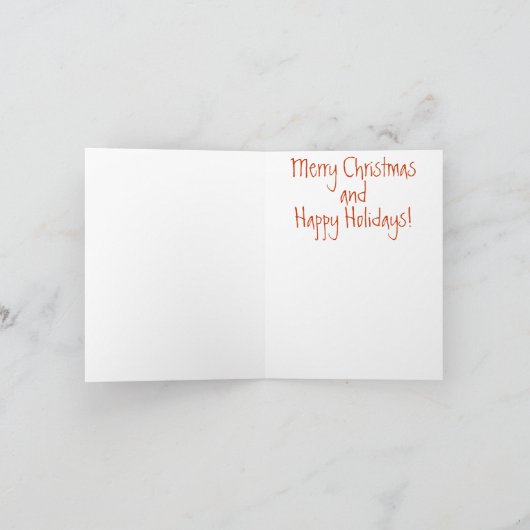 De Kerstboom van de libel Feestdagen Kaart (Binnen)