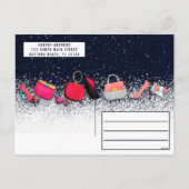 De Kerstboom van de Make-up van de Beurs van de Feestdagenkaart (Achterkant)