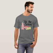 De kerstboom van de seizoenen maakt Debbie T-shirt (Voorkant volledig)