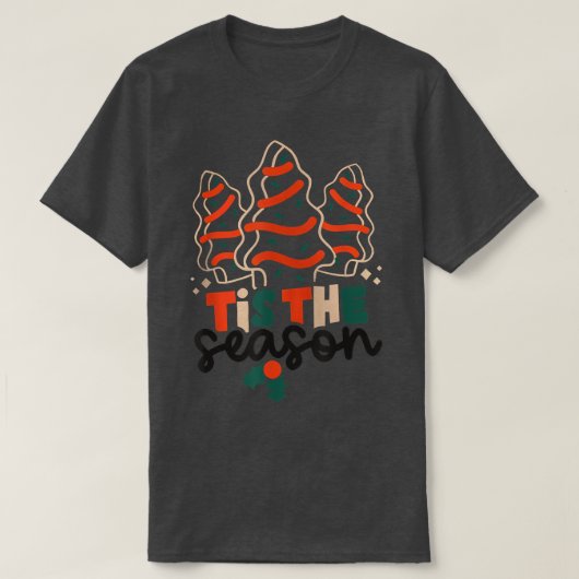 De kerstboom van de seizoenen maakt Debbie T-shirt (Design voorkant)