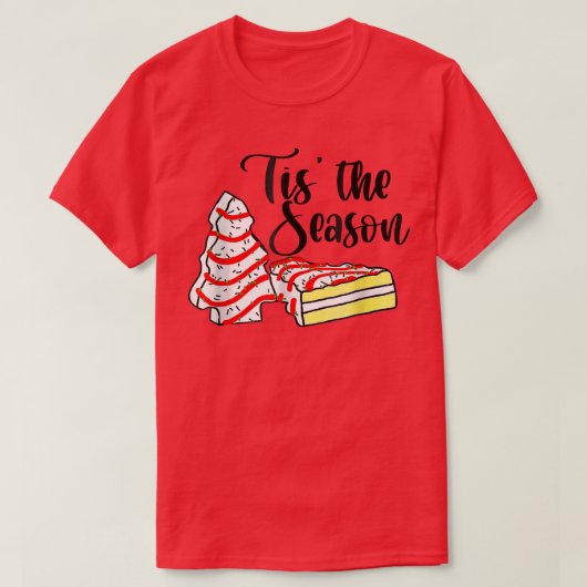 De kerstboom van de seizoenen maakt Debbie T-shirt (Design voorkant)