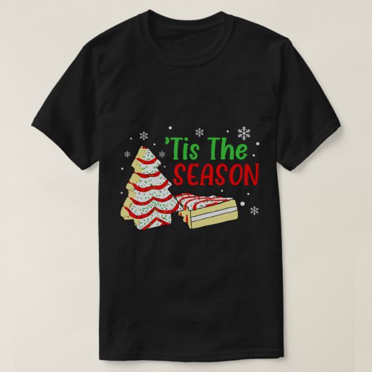 De kerstboom van de seizoenen maakt Debbie T-shirt (Design voorkant)