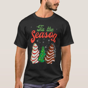 De kerstboom van de seizoenen maakt Debbie T-shirt