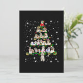 De kerstboom van de sjiitische Tzu die door de vlu Bedankkaart (Staand voorkant)