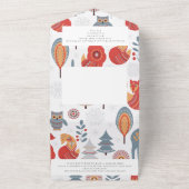 De kerstboom van Deer - allen in één Kaart geperso (Buitenkant)