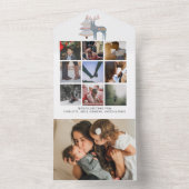 De kerstboom van Deer - allen in één Kaart geperso (Binnen)