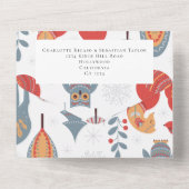 De kerstboom van Deer - allen in één Kaart geperso (Achterkant)