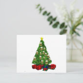 De Kerstboom van het bier Feestdagenkaart (Staand voorkant)