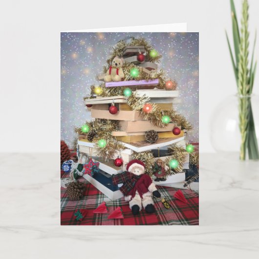 De Kerstboom van het boek Feestdagen Kaart (Voorkant)