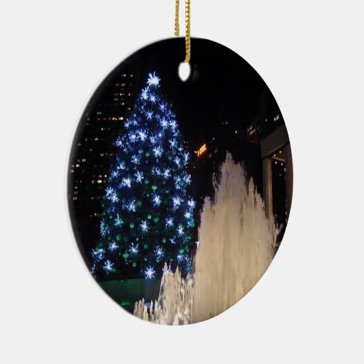 De kerstboom van het Lincoln Center - Keramisch Ornament (Rechts)