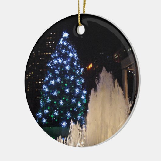 De kerstboom van het Lincoln Center - Keramisch Ornament (Links)