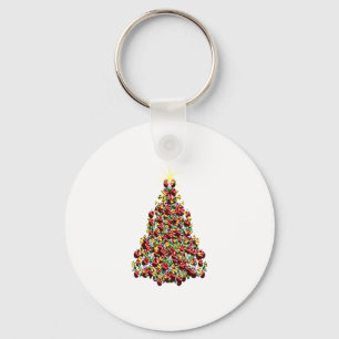 De Kerstboom van het ornament Sleutelhanger