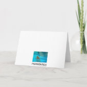 De Kerstboom van het Palm Springs in de Kaart van (Achterkant)