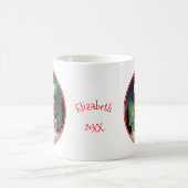 De kerstboom van Kayak Aurora Borealis Koffiemok (Center)