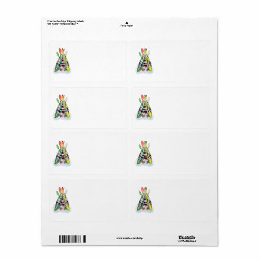 De kerstboom van Kayak Etiket (Full Sheet)