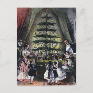 De kerstboom van koningin Victoria Briefkaart