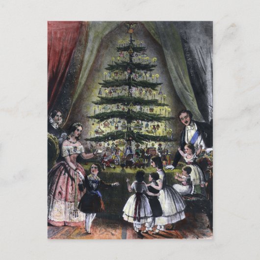 De kerstboom van koningin Victoria Briefkaart (Voorkant)