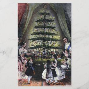 De kerstboom van koningin Victoria Briefpapier