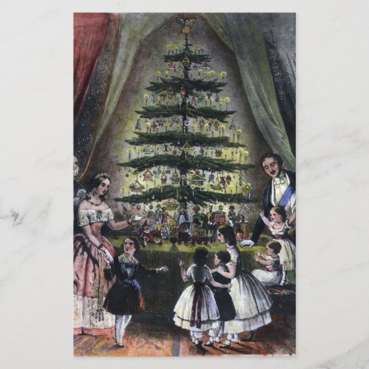 De kerstboom van koningin Victoria Briefpapier (Voorkant)