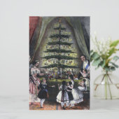 De kerstboom van koningin Victoria Briefpapier (Staand voorkant)