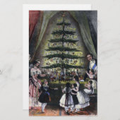 De kerstboom van koningin Victoria Briefpapier (Voorkant / Achterkant)