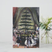 De kerstboom van koningin Victoria Briefpapier (Staand voorkant)