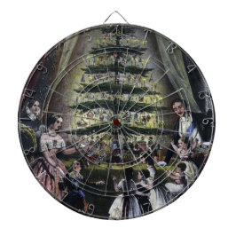 De kerstboom van koningin Victoria Dartbord