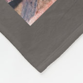 De kerstboom van koningin Victoria Fleece Deken (Hoek)