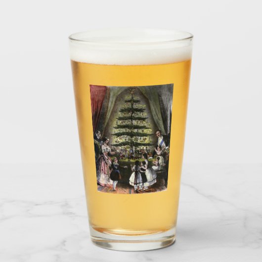 De kerstboom van koningin Victoria Glas (Voorkant gevuld)