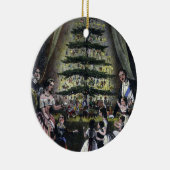 De kerstboom van koningin Victoria Keramisch Ornament (Rechts)